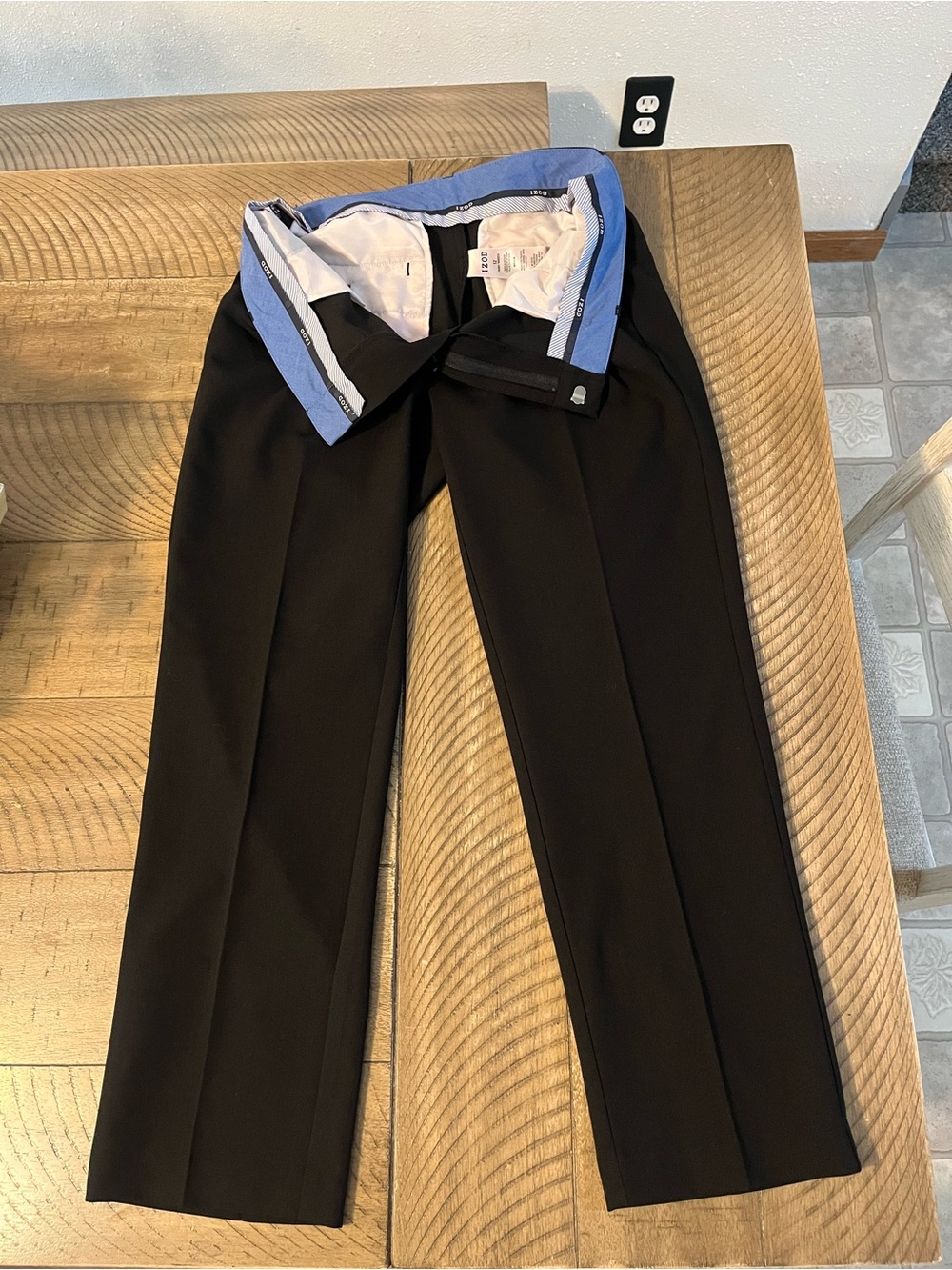 Boys Izod 12 husky dress pants - Picture 3 of 4
